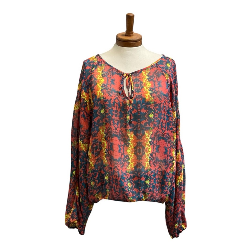 Vera Wang Blouse, Sz XL, autumn colors